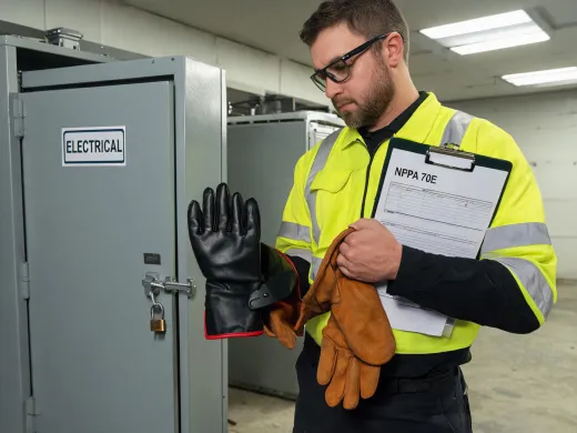 Electrical safety gloves